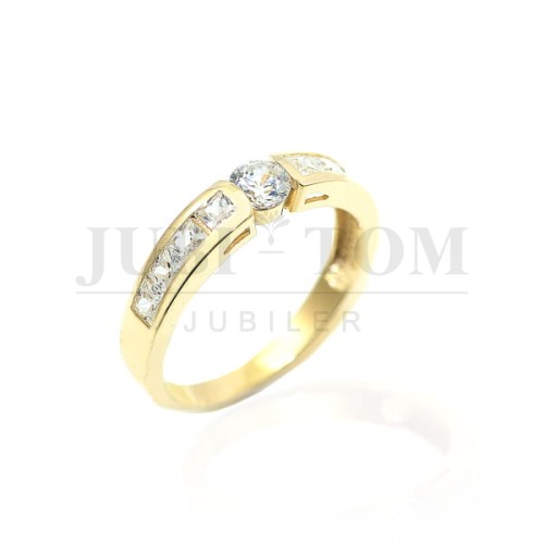 Pierścionek z cyrkoniami Swarovski