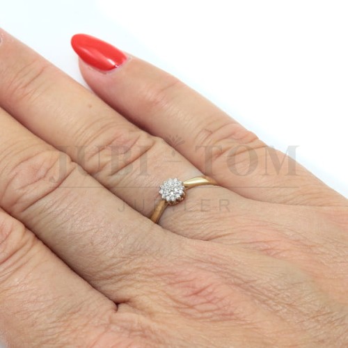 Pierścionek z cyrkoniami Swarovski