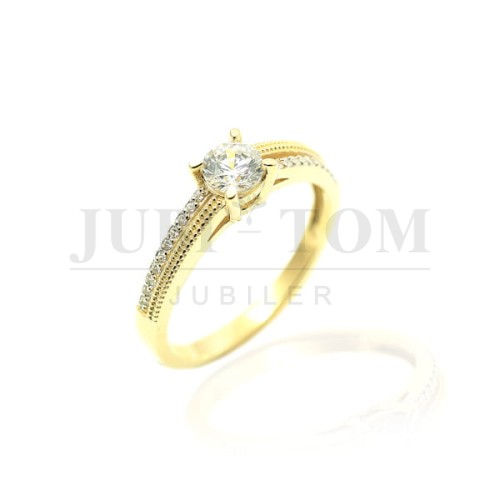 Pierścionek z cyrkoniami Swarovski