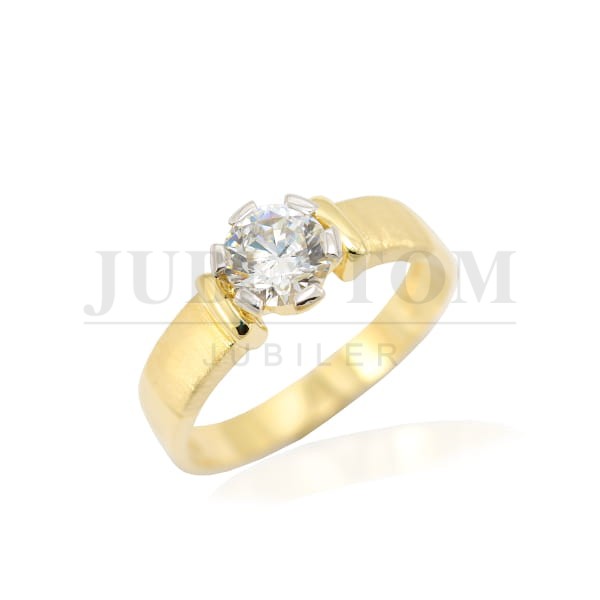 Pierscionek z cyrkonią Swarovski