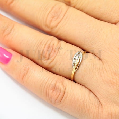 Pierścionek z cyrkoniami Swarovski