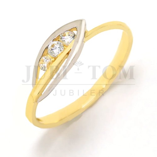 Pierścionek z cyrkoniami Swarovski