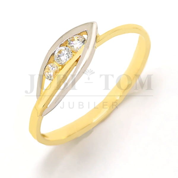 Pierścionek z cyrkoniami Swarovski