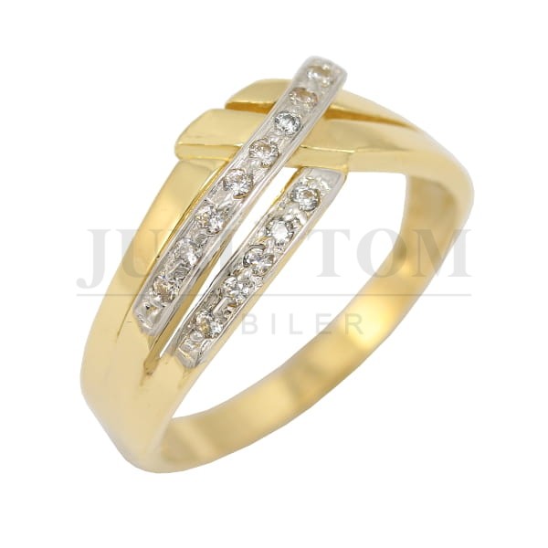 Pierścionek z cyrkoniami Swarovski