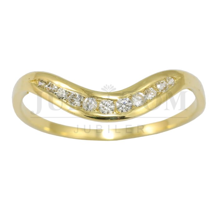 Pierścionek z cyrkoniami Swarovski p.585