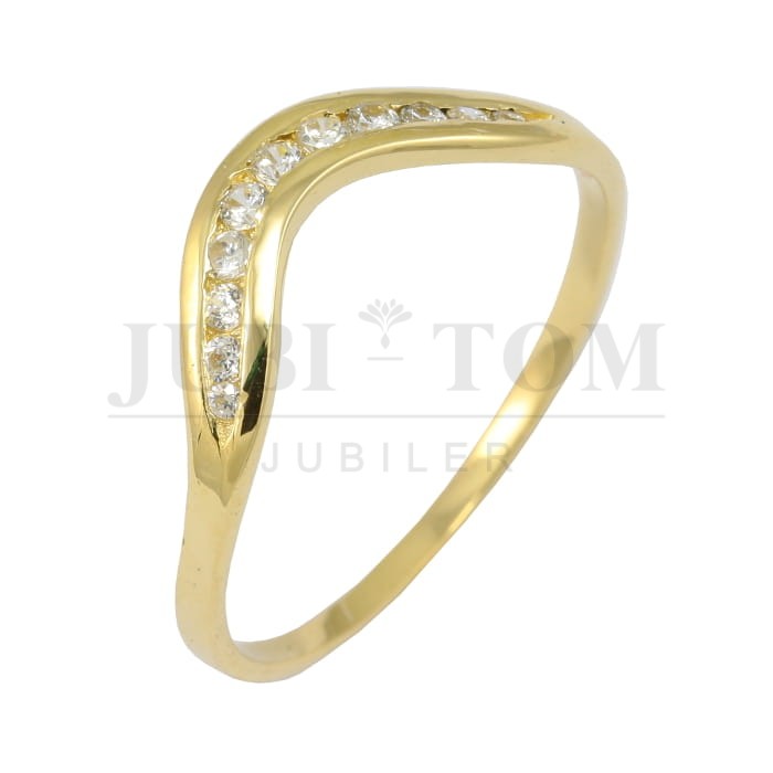 Pierścionek z cyrkoniami Swarovski p.585