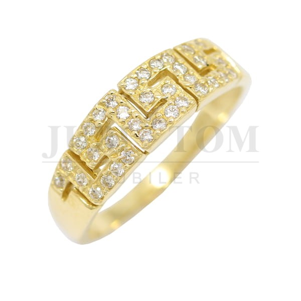 Pierścionek z cyrkoniami Swarovski