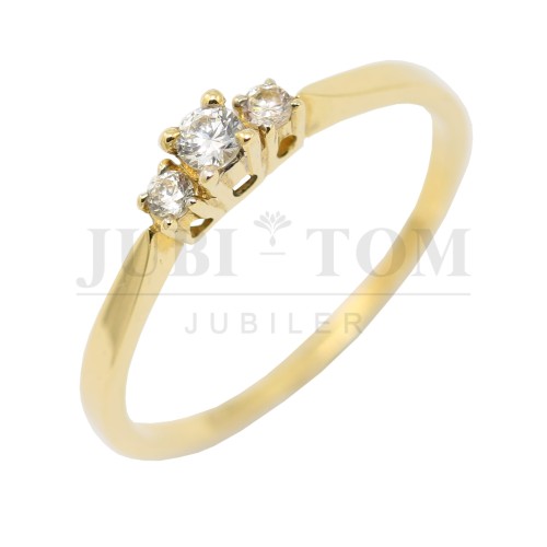 Pierścionek z cyrkoniami Swarovski