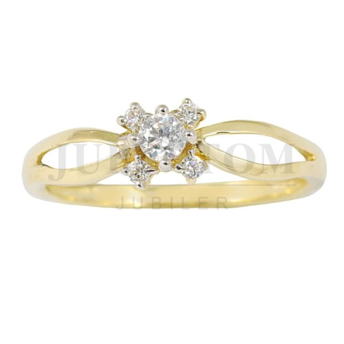 Pierścionek z cyrkoniami Swarovski