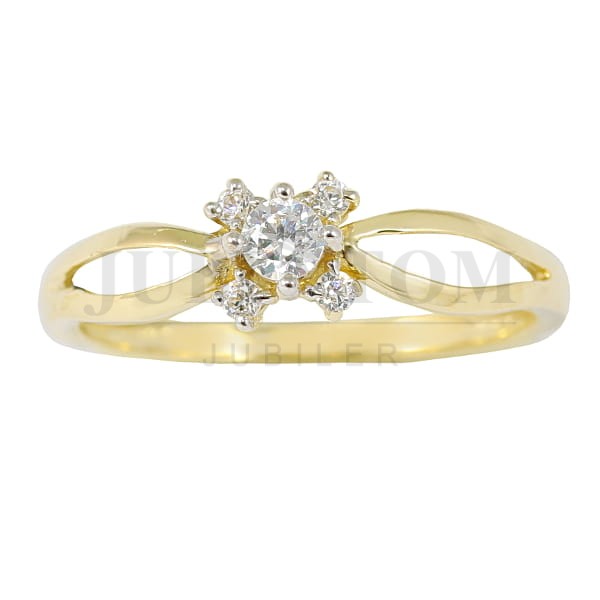 Pierścionek z cyrkoniami Swarovski