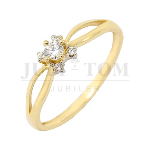 Pierścionek z cyrkoniami Swarovski