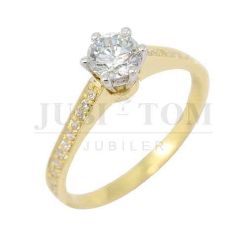 Pierścionek z cyrkoniami Swarovski