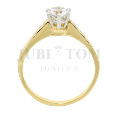 Pierścionek z cyrkoniami Swarovski