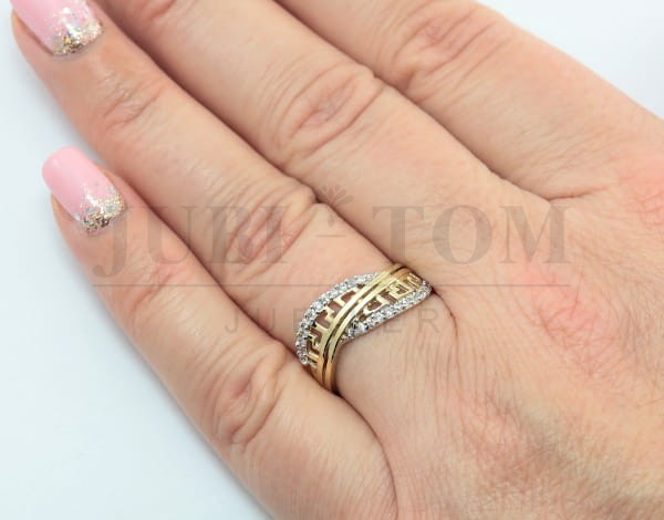 Pierścionek z cyrkoniami Swarovski