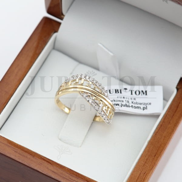 Pierścionek z cyrkoniami Swarovski