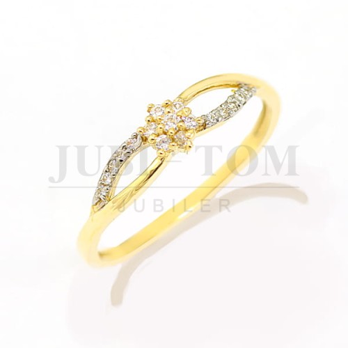 Pierścionek z cyrkoniami Svarowski