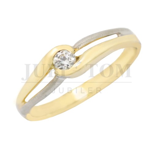 Pierścionek z cyrkonią Svarowski