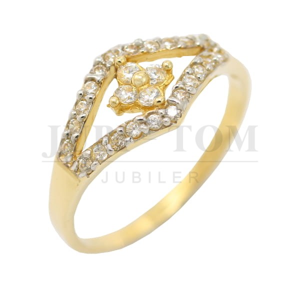 Pierscionek z cyrkoniami Svarowski