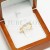 Pierscionek z brylantem 0,13 ct