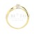Pierscionek z brylantem 0,05 ct