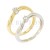 Pierscionek z brylantem 0,05 ct