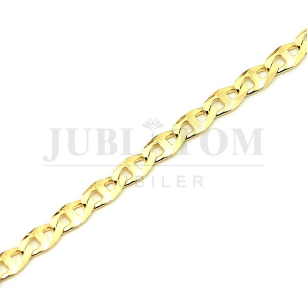 Łańcuszek żółte złoto, splot gucci 2 mm