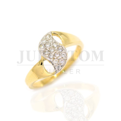 Pierścionek z cyrkoniami Swarovski