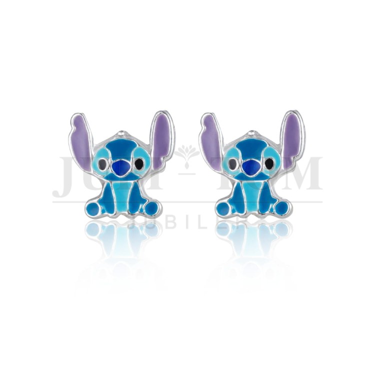 Kolczyki  Stitch, srebro proby 925