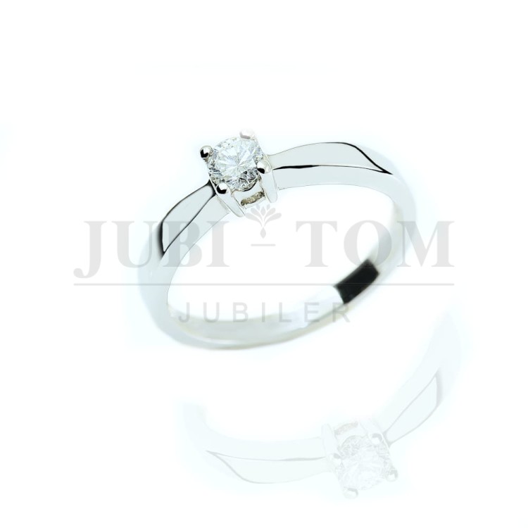 Pierścionek z brylantem -0,21ct VVs/G p.585