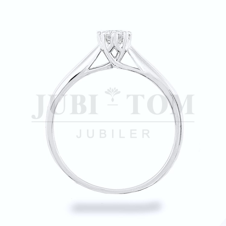 Pierścionek z diamentem laboratoryjnym VVS/E 0,25 ct