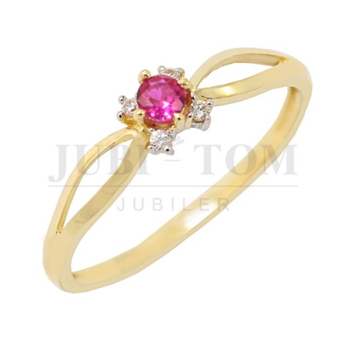 Pierścionek z cyrkoniami Swarovski p.585