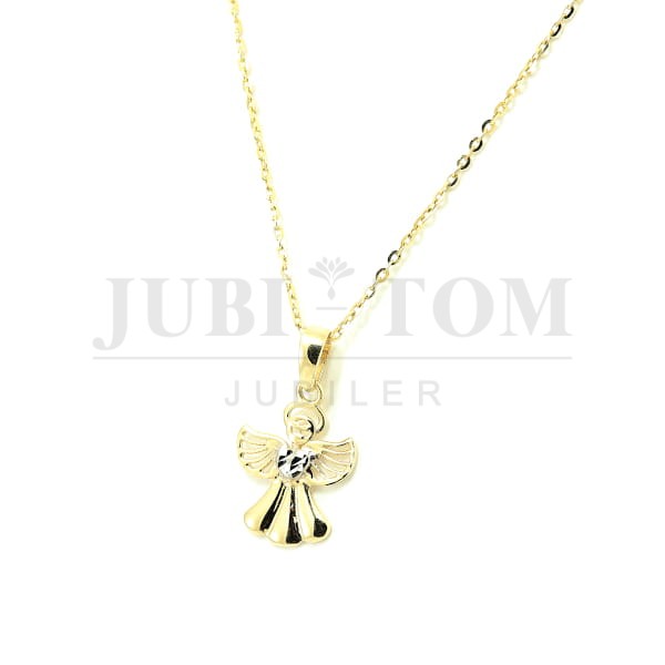 Medalik złoty Anioł Stróż 585