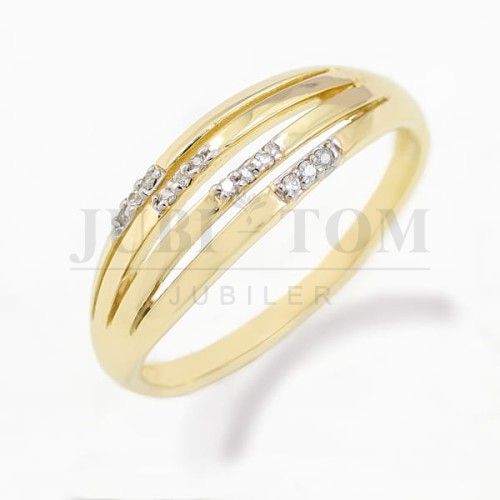 Pierścionek z cyrkoniami Swarovski p.585