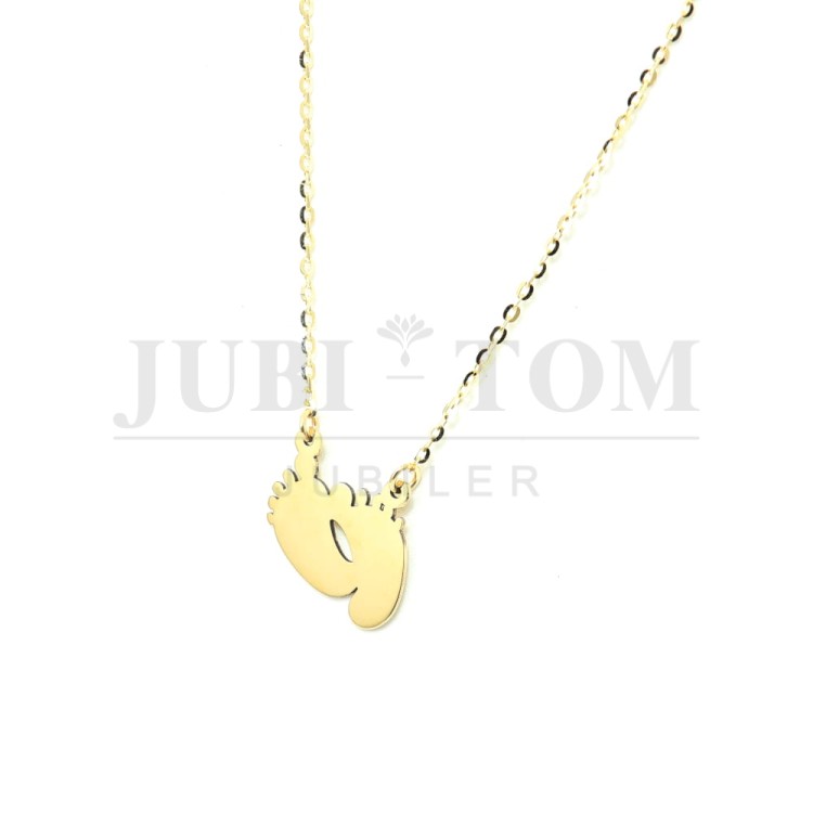 naszyjnik stópki złote.JPG