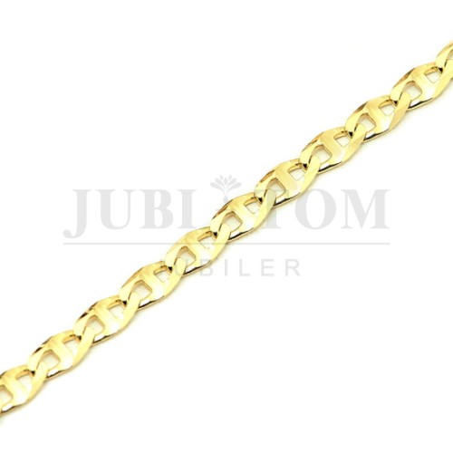 Złota bransoletka łańcuszkowa