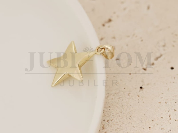 Wisiorek, zawieszka złota gwiazda p.585