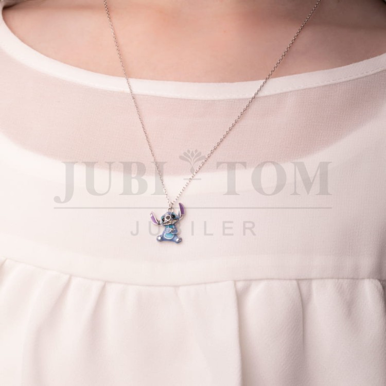 Naszyjnik Stitch, srebro proby 925