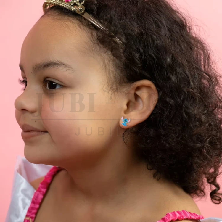 Zestaw 3 par kolczyków Stitch & Lilo