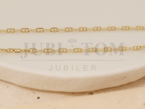 Złoty łańcuszek splot Gucci / Marina – próba 585