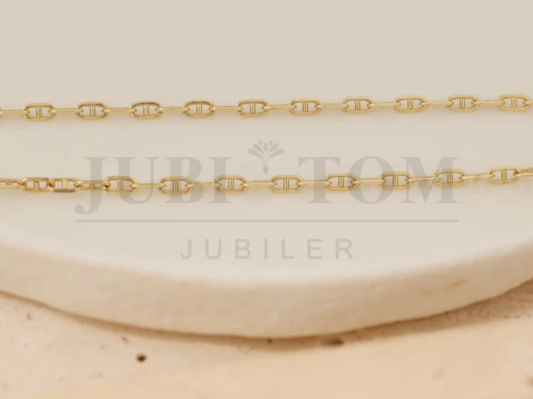 Złoty łańcuszek splot Gucci / Marina – próba 585