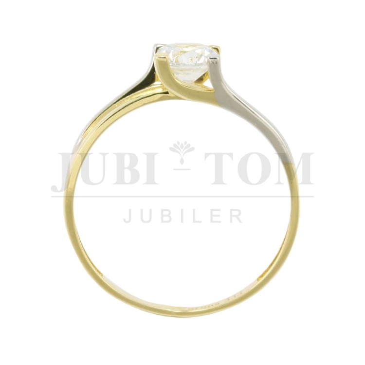 Pierścionek z cyrkonią Swarovski p.585