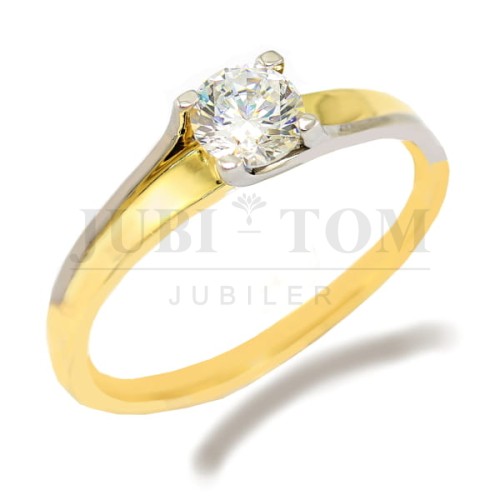 Pierścionek z cyrkonią Swarovski p.585