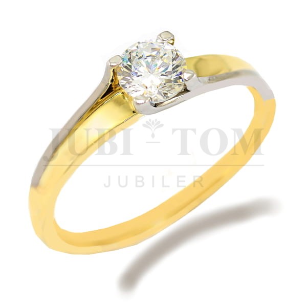 Pierścionek z cyrkonią Swarovski p.585
