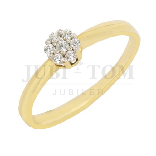 Pierścionek z cyrkoniami Swarovski p.585