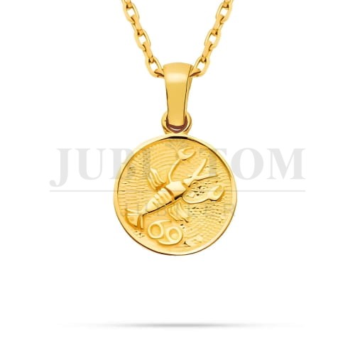 Okrągły znak zodiaku Rak