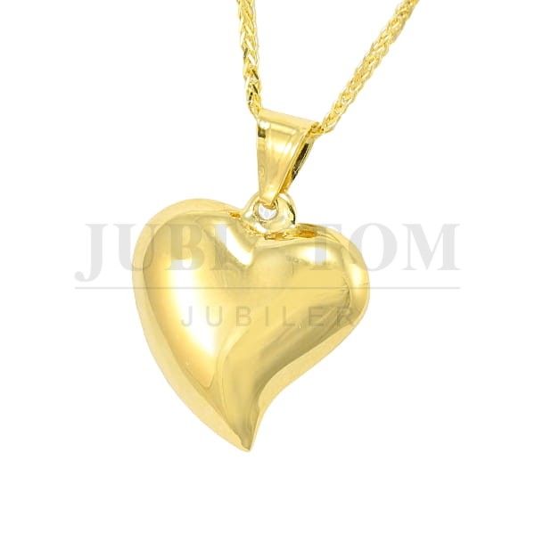 Wisiorek serce złota