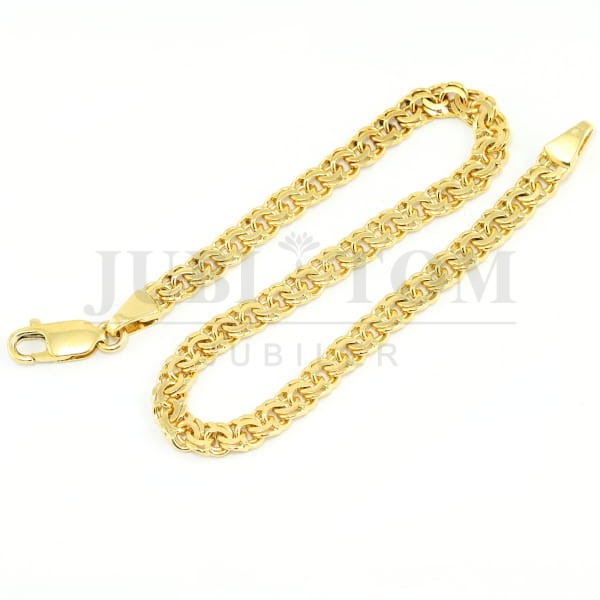 Złota bransoletka Galibardi kuta